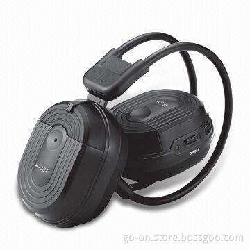 Foldable Design In-car RF Wireless Headphone (2CH) with Operation Range Upto 100 Meters